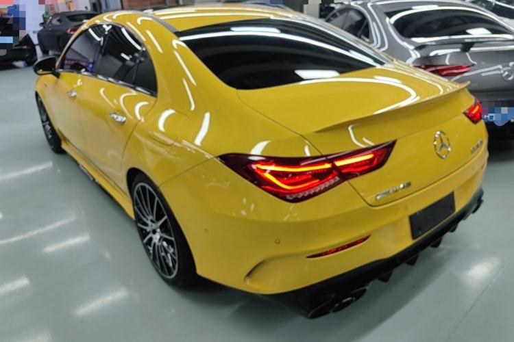 Used Mercedes-Benz CLA AMG 2021 AMG CLA 35 4MATIC Rear Left 45 Deg