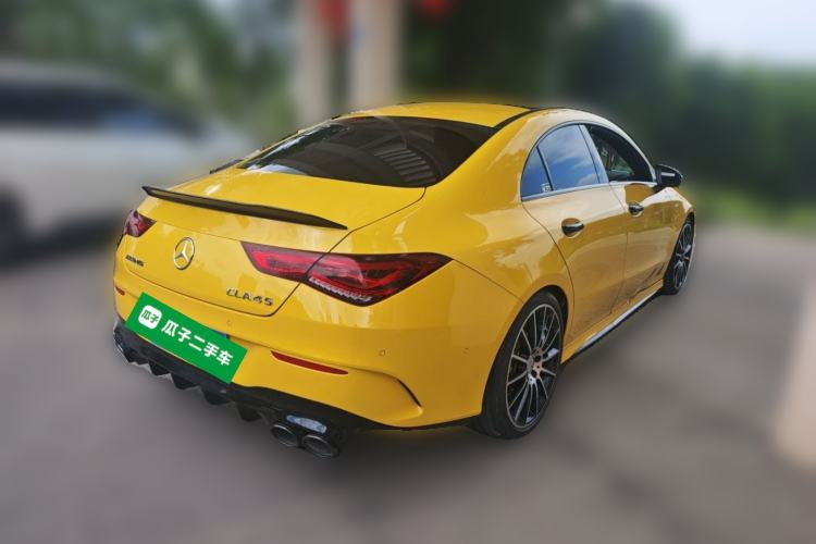 Used Mercedes-Benz CLA AMG 2021 AMG CLA 35 4MATIC Rear Right 45 Deg