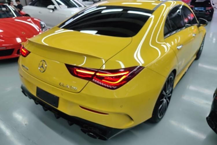 Used Mercedes-Benz CLA AMG 2021 AMG CLA 35 4MATIC Rear Right 45 Deg