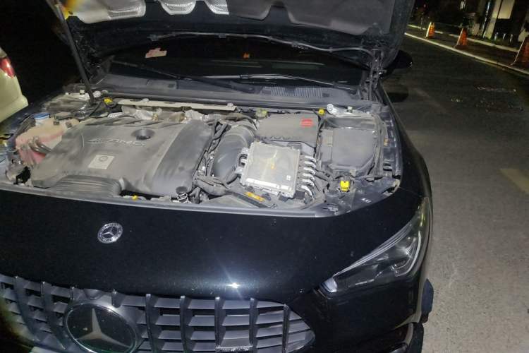 Used Mercedes-Benz CLA AMG 2022 AMG CLA 45 S 4MATIC+ 55th Anniversary Edition Engine Bay Left