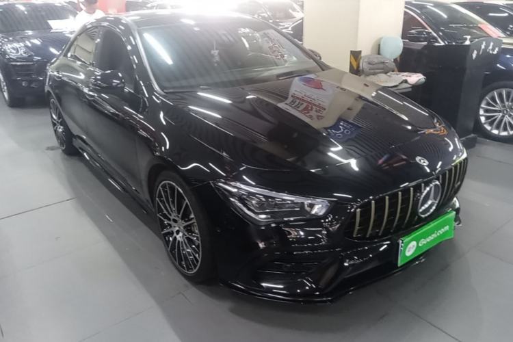 Used Mercedes-Benz CLA AMG 2022 AMG CLA 35 4MATIC Front Right 45 Deg