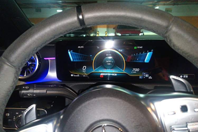 Used Mercedes-Benz CLA AMG 2022 AMG CLA 35 4MATIC 55th Anniversary Edition Odometer Close Up
