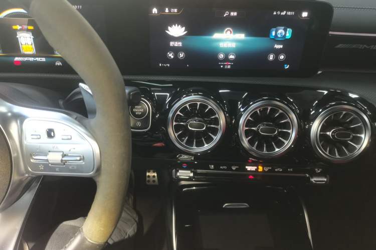 Used Mercedes-Benz CLA AMG 2022 AMG CLA 45 4MATIC+ Audio And AC Panel