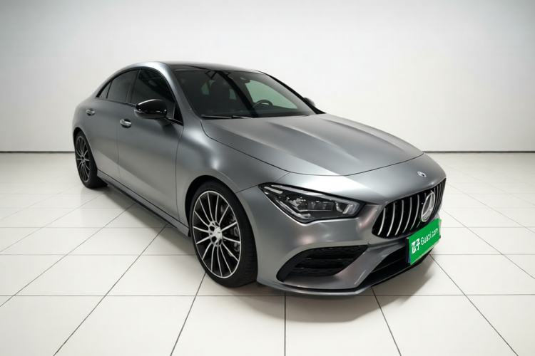 Used Mercedes-Benz CLA AMG 2022 AMG CLA 35 4MATIC Front Right 45 Deg