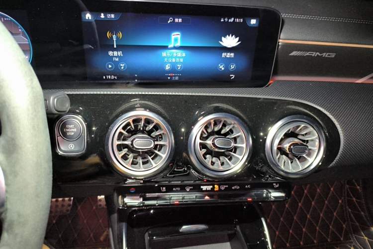 Used Mercedes-Benz CLA AMG 2022 AMG CLA 45 4MATIC+ Audio And AC Panel
