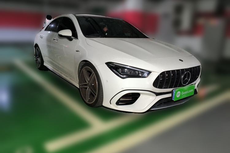 Used Mercedes-Benz CLA AMG 2022 AMG CLA 45 4MATIC+ Front Right 45 Deg