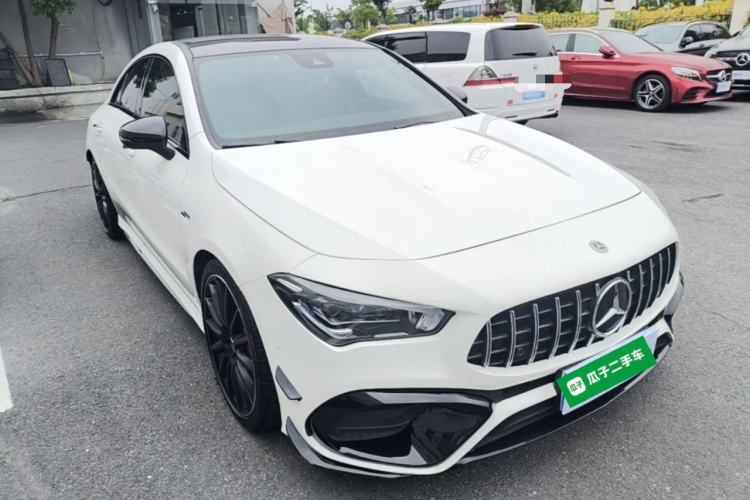 Used Mercedes-Benz CLA AMG 2022 AMG CLA 35 4MATIC Front Right 45 Deg