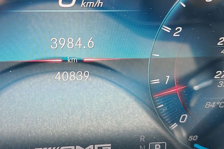 Used Mercedes-Benz CLA AMG 2022 AMG CLA 45 4MATIC+ Odometer Close Up