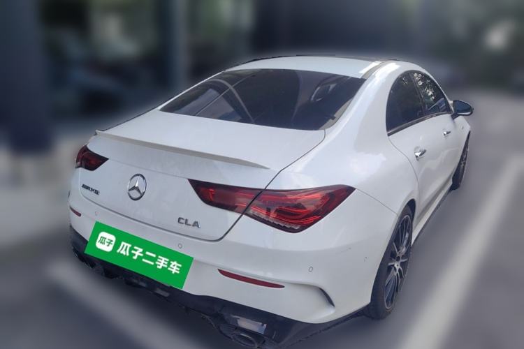 Used Mercedes-Benz CLA AMG 2022 AMG CLA 35 4MATIC Rear Right 45 Deg