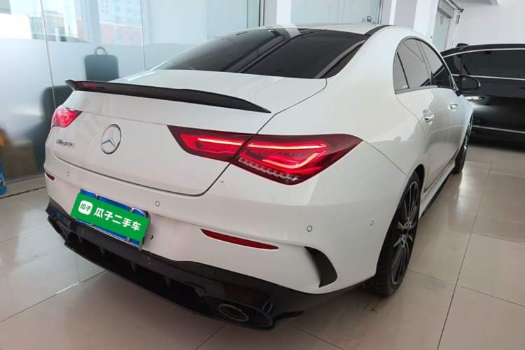 Used Mercedes-Benz CLA AMG 2022 AMG CLA 35 4MATIC Rear Right 45 Deg