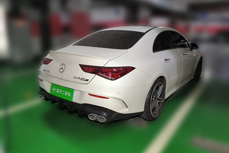 Used Mercedes-Benz CLA AMG 2022 AMG CLA 45 4MATIC+ Rear Right 45 Deg