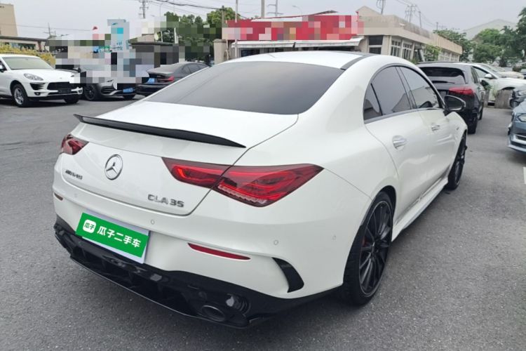 Used Mercedes-Benz CLA AMG 2022 AMG CLA 35 4MATIC Rear Right 45 Deg