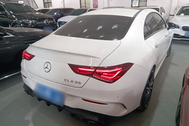 Used Mercedes-Benz CLA AMG 2022 AMG CLA 35 4MATIC Rear Right 45 Deg