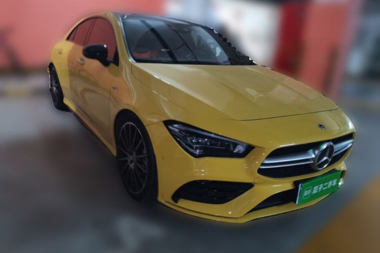 Used Mercedes-Benz CLA AMG 2022 AMG CLA 35 4MATIC Front Right 45 Deg