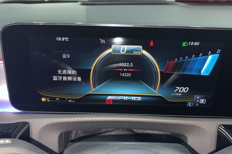 Used Mercedes-Benz CLA AMG 2022 AMG CLA 35 4MATIC Odometer Close Up