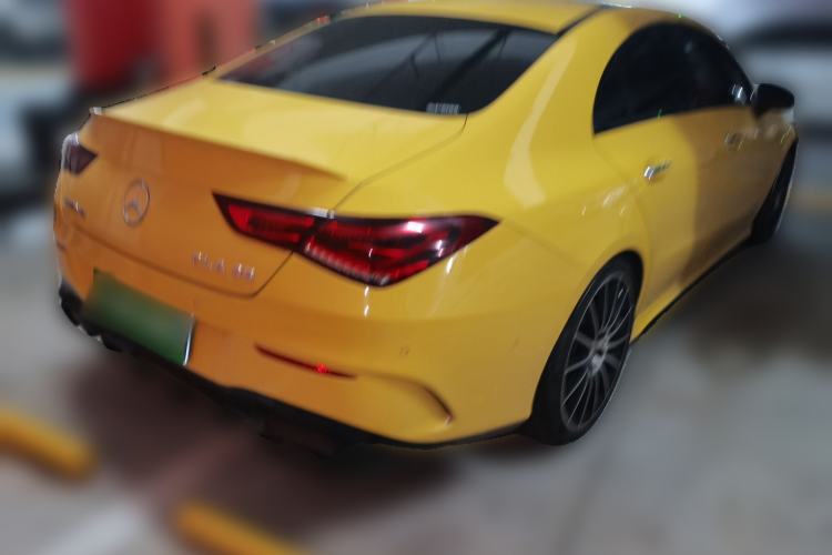 Used Mercedes-Benz CLA AMG 2022 AMG CLA 35 4MATIC Rear Right 45 Deg
