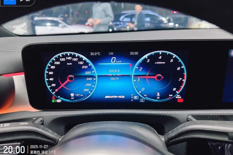 Used Mercedes-Benz CLA AMG 2023 AMG CLA 35 4MATIC Odometer Close Up