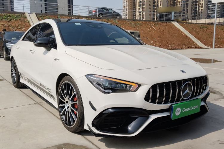 Used Mercedes-Benz CLA AMG 2023 AMG CLA 35 4MATIC Front Right 45 Deg
