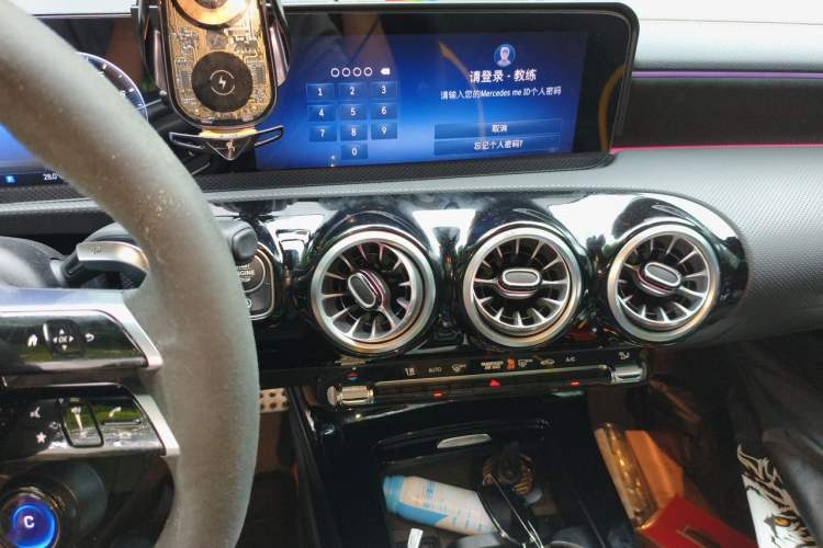 Used Mercedes-Benz CLA AMG 2024 AMG CLA 45 S 4MATIC+ Audio And AC Panel