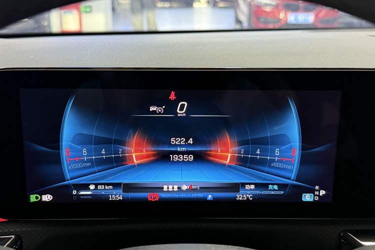 Used Mercedes-Benz CLA AMG 2024 AMG CLA 35 4MATIC Odometer Close Up