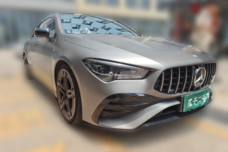 Used Mercedes-Benz CLA AMG 2024 AMG CLA 35 4MATIC Front Right 45 Deg