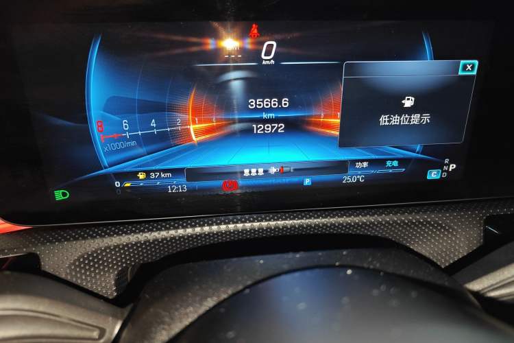Used Mercedes-Benz CLA AMG 2024 AMG CLA 35 4MATIC Odometer Close Up