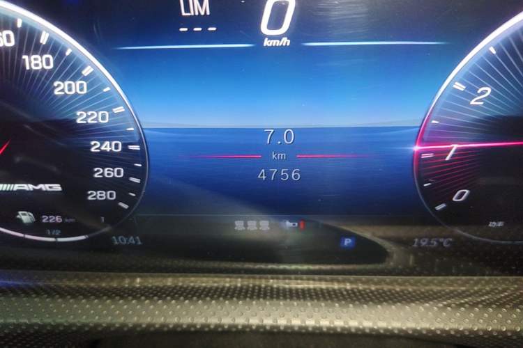 Used Mercedes-Benz CLA AMG 2024 Facelifted AMG CLA 35 4MATIC Odometer Close Up