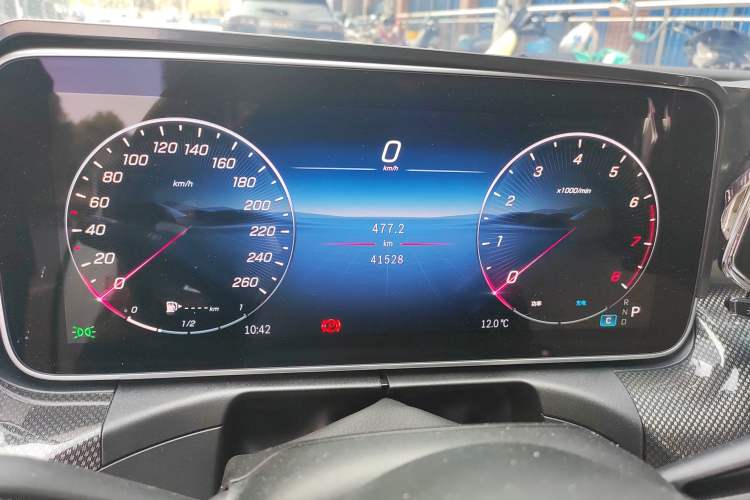 Used Mercedes-Benz CLE 2024 CLE 260 Coupe Odometer Close Up