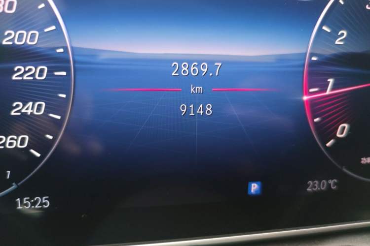 Used Mercedes-Benz CLE 2024 CLE 260 Coupe Odometer Close Up