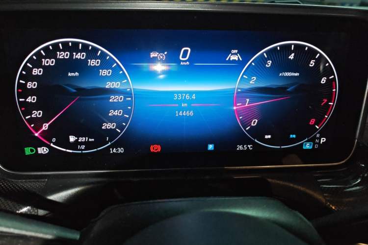 Used Mercedes-Benz CLE 2025 CLE 260 Coupe Odometer Close Up