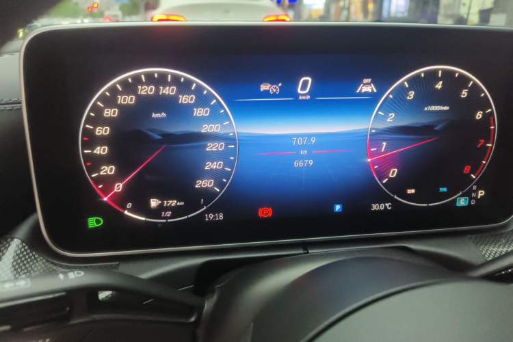 Used Mercedes-Benz CLE 2025 CLE 260 Coupe Odometer Close Up