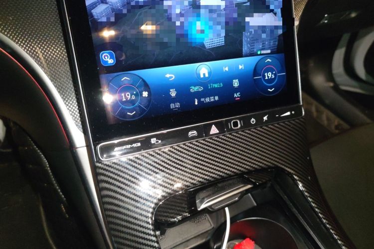 Used Mercedes-Benz CLE AMG 2024 AMG CLE 53 4MATIC+ Coupe Audio And AC Panel