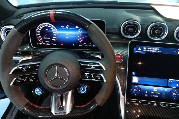 Used Mercedes-Benz CLE AMG 2024 AMG CLE 53 4MATIC+ Coupe Steering Wheel