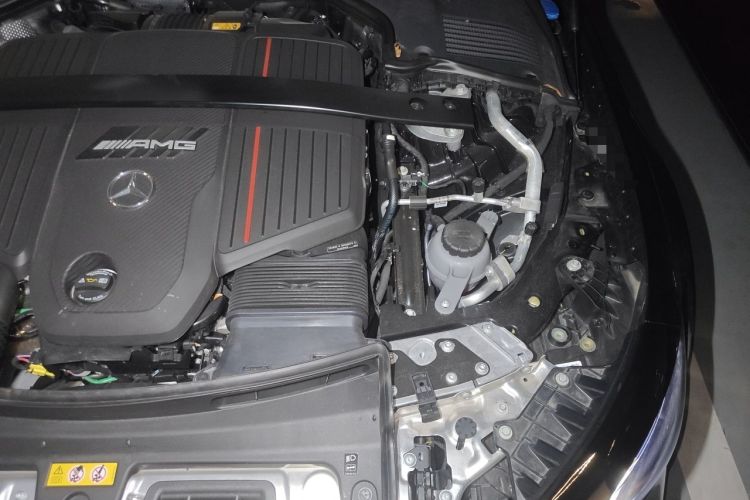 Used Mercedes-Benz CLE AMG 2025 AMG CLE 53 4MATIC+ Coupe Engine Bay Left