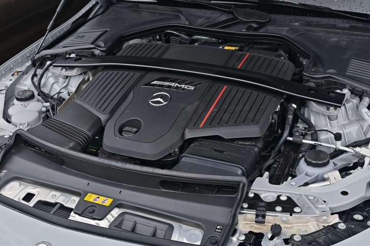 Used Mercedes-Benz CLE AMG 2025 AMG CLE 53 4MATIC+ Coupe Engine Bay