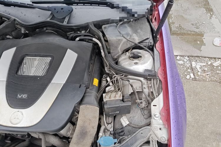 Used Mercedes-Benz CLK-Class 2006 CLK 280 Convertible Sports Car Engine Bay Left