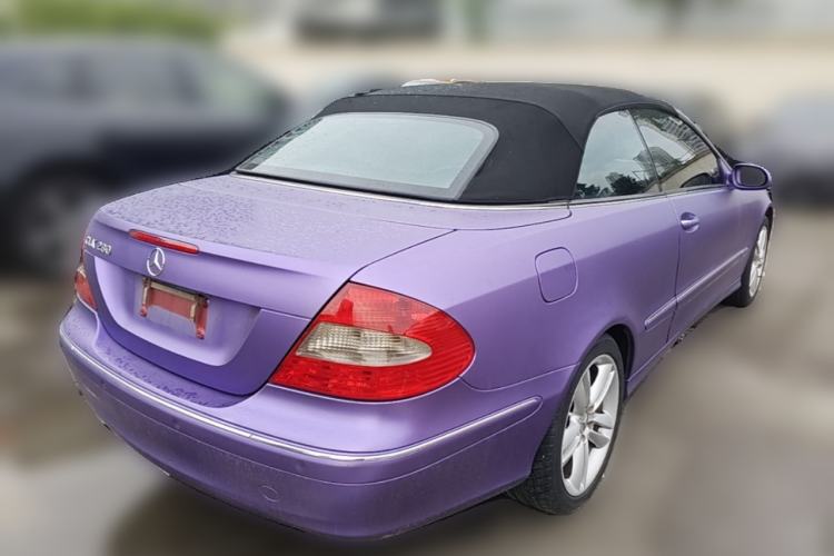 Used Mercedes-Benz CLK-Class 2006 CLK 280 Convertible Sports Car Rear Right 45 Deg