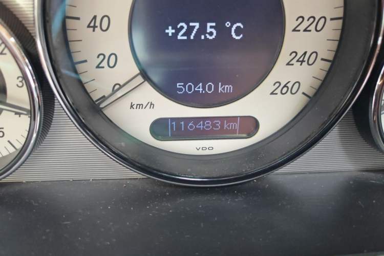 Used Mercedes-Benz CLS 2009 CLS 300 Odometer Close Up
