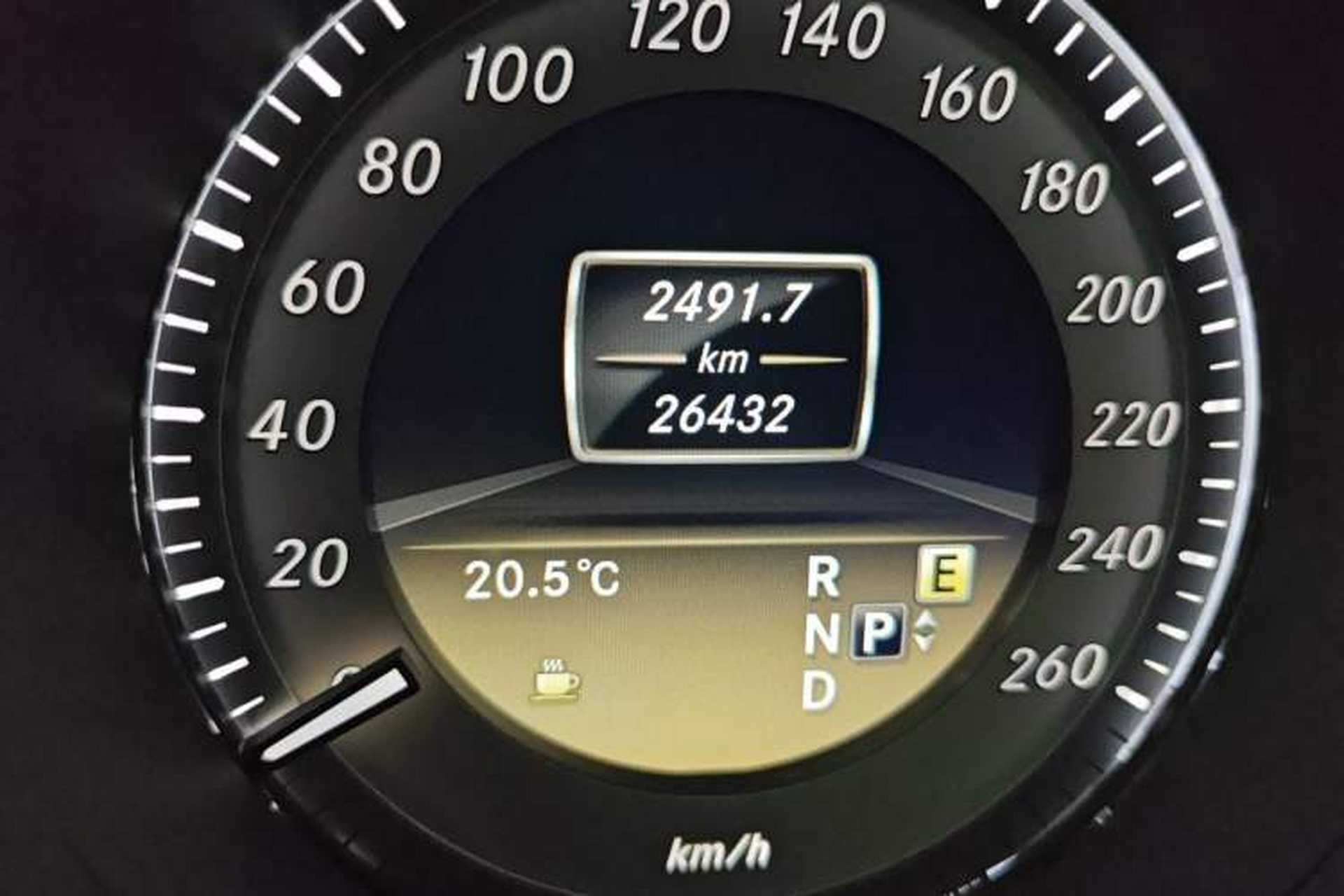 Used Mercedes-Benz CLS 2012 CLS 300 CGI Odometer Close Up