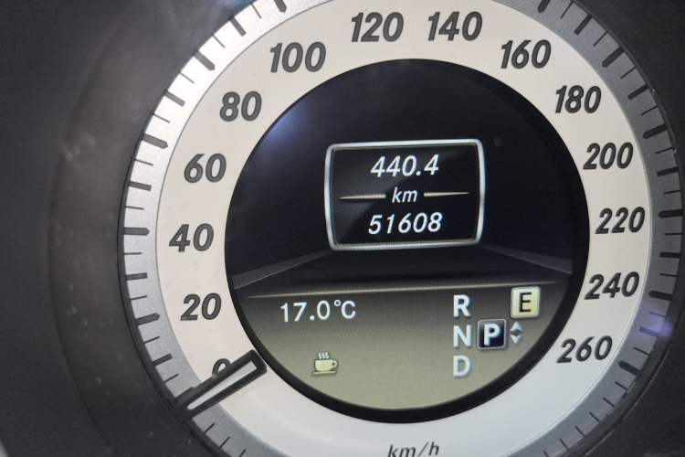 Used Mercedes-Benz CLS 2012 CLS 300 CGI Odometer Close Up