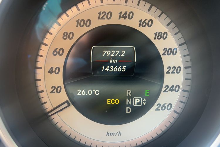 Used Mercedes-Benz CLS 2015 CLS 260 Odometer Close Up