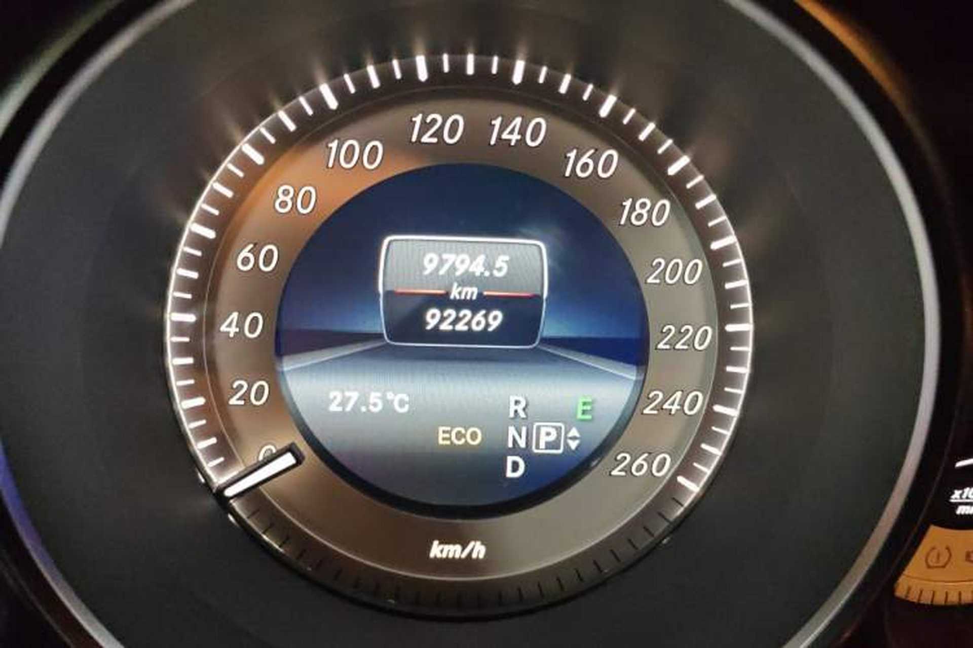 Used Mercedes-Benz CLS 2015 CLS 260 Odometer Close Up
