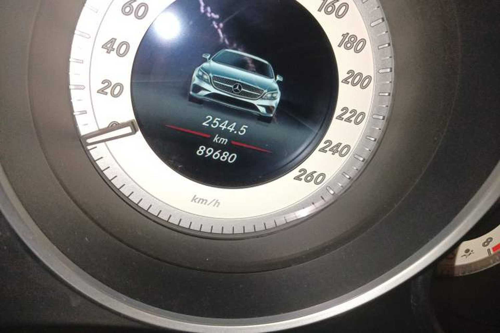 Used Mercedes-Benz CLS 2015 CLS 260 Odometer Close Up