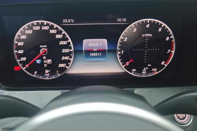 Used Mercedes-Benz CLS 2018 CLS 300 Luxury Model Odometer Close Up