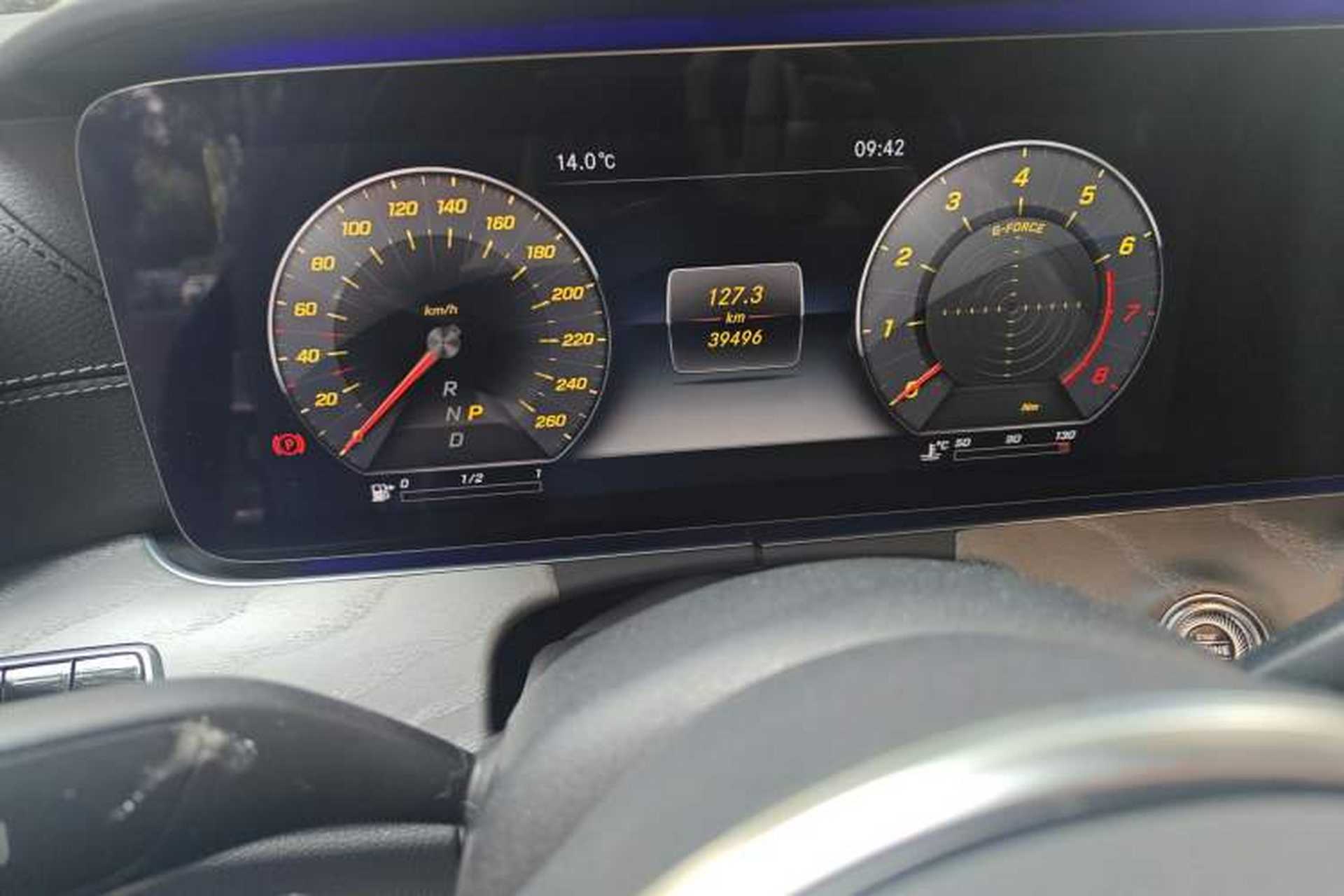 Used Mercedes-Benz CLS 2018 CLS 350 4MATIC Odometer Close Up