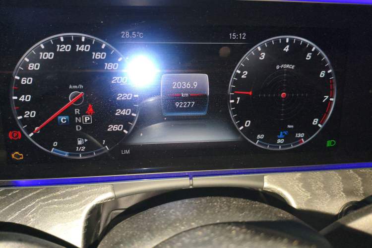 Used Mercedes-Benz CLS 2018 CLS 300 Luxury Model Odometer Close Up