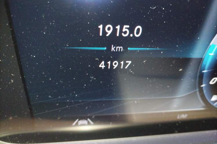 Used Mercedes-Benz CLS 2020 CLS 300 Luxury Model Odometer Close Up