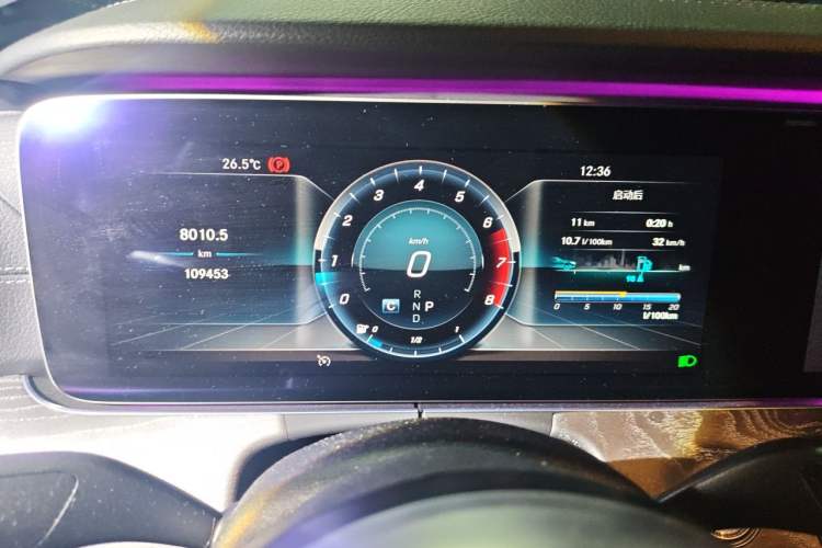 Used Mercedes-Benz CLS 2020 CLS 300 Sport Edition Odometer Close Up