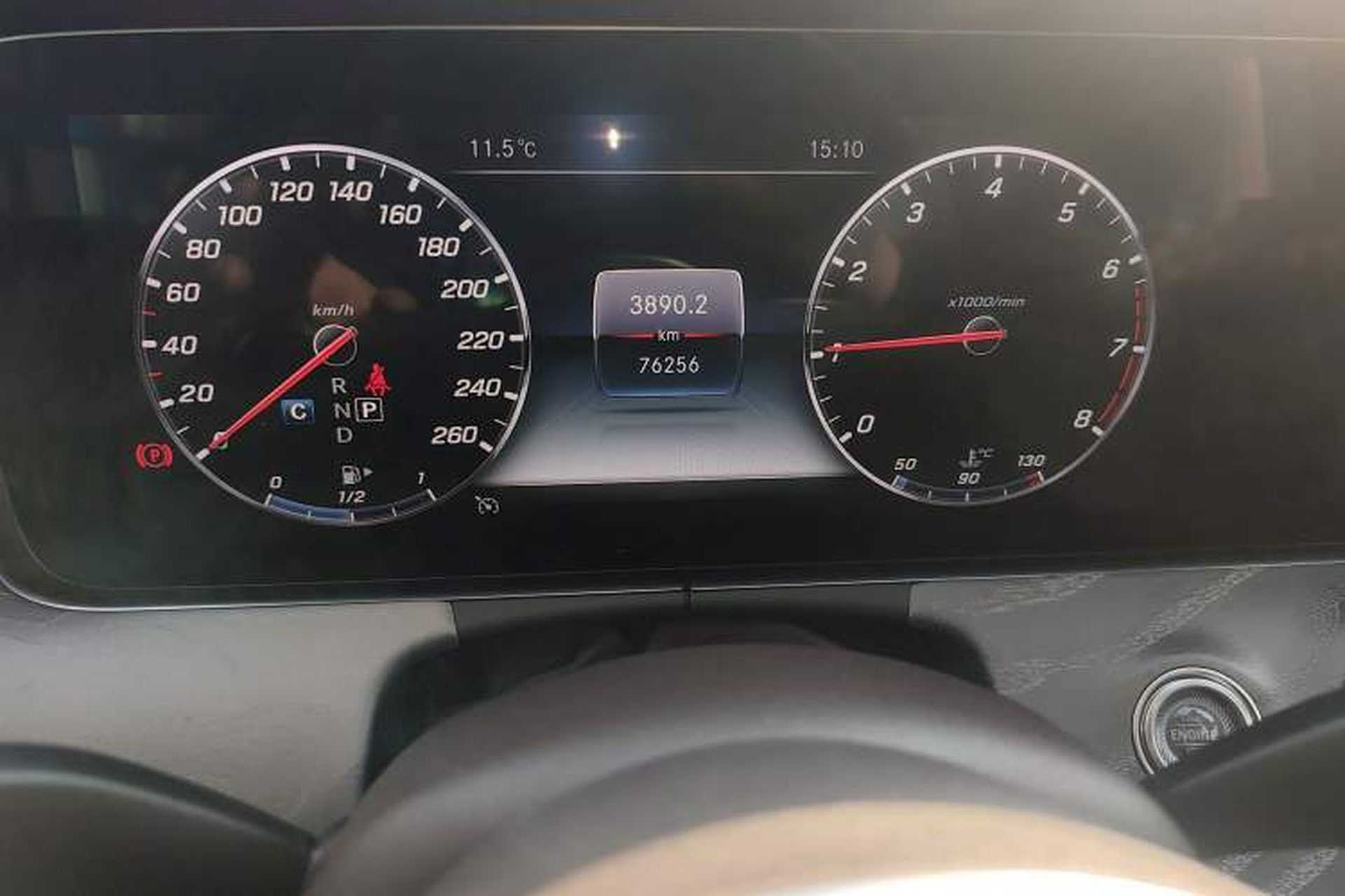 Used Mercedes-Benz CLS 2020 CLS 300 Sport Edition Odometer Close Up