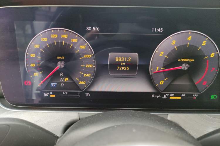 Used Mercedes-Benz CLS 2020 CLS 300 Sport Edition Odometer Close Up